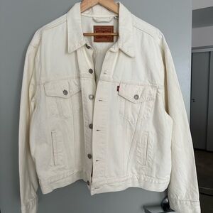 Levi's Cream Denim Jacket
